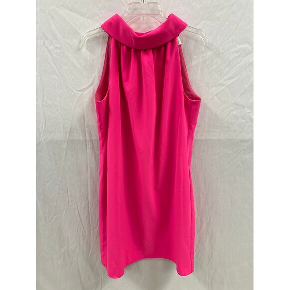 NWT Sail to Sable Hot Pink Button Back Shift Dress size S - Picture 1 of 6